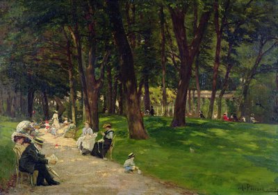 In het park, 1903 door Albert Leopold Pierson